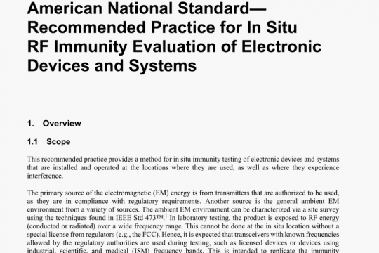 IEEE ANSI C63.24 pdf free download