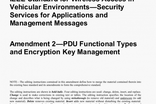 IEEE Std 1609.2b pdf free download