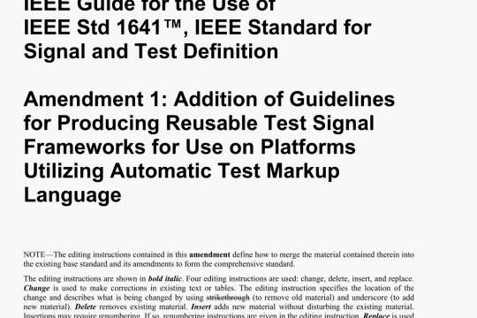 IEEE Std 1641.1a  pdf free download