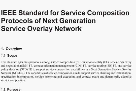 IEEE Std 1903.2 pdf free download