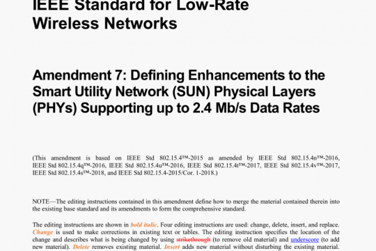 IEEE Std 802.15.4x pdf free download