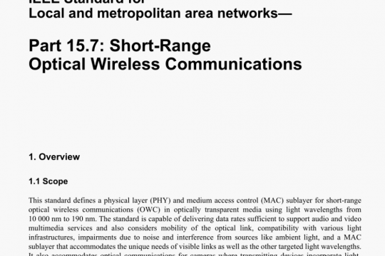 IEEE Std 802.15.7  pdf free download