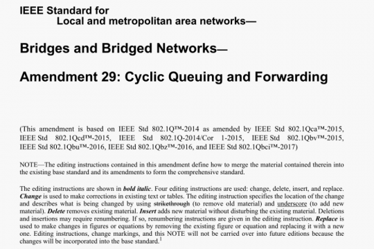 IEEE Std 802.1Qch pdf free download