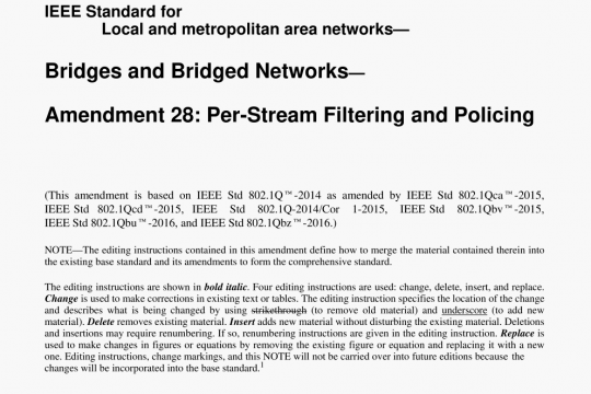 IEEE Std 802.1Qci pdf free download