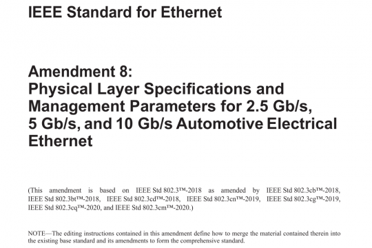 IEEE Std 802.3ch  pdf free download