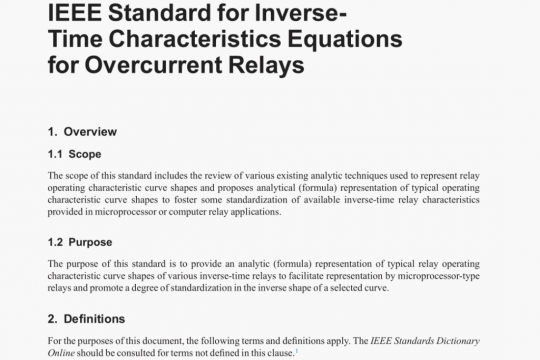 IEEE Std C37.112 pdf free download