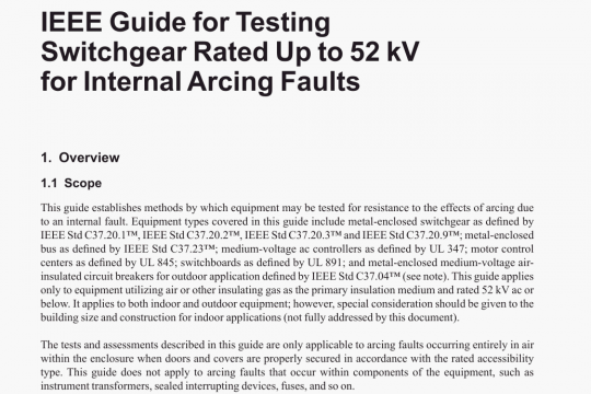 IEEE Std C37.20.7 pdf free download