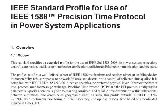 IEEE Std C37.238 pdf free download