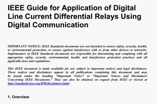 IEEE Std C37.243 pdf free download