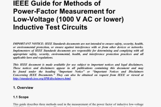 IEEE Std C37.26 pdf free download