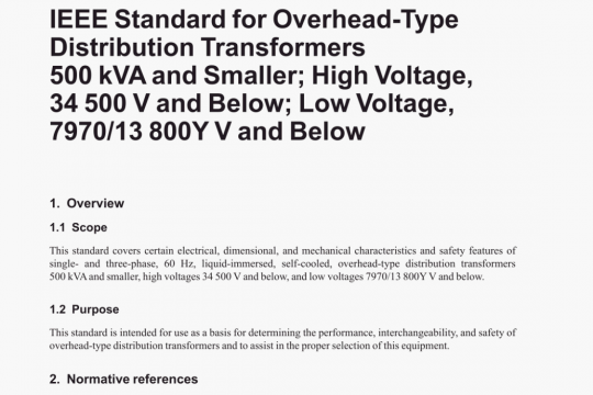 IEEE Std C57.12.20 pdf free download