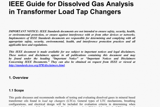 IEEE Std C57.139 pdf free download